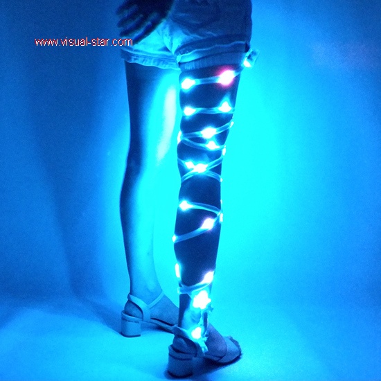 led leg wraps,led tape,light up wraps