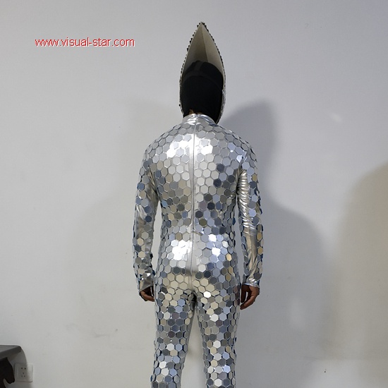 discodance costumes,mirror costume,disco ball clothing