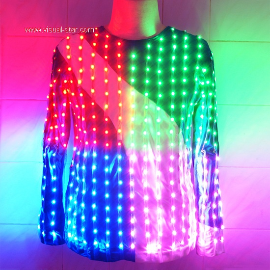 Full color led light suit
