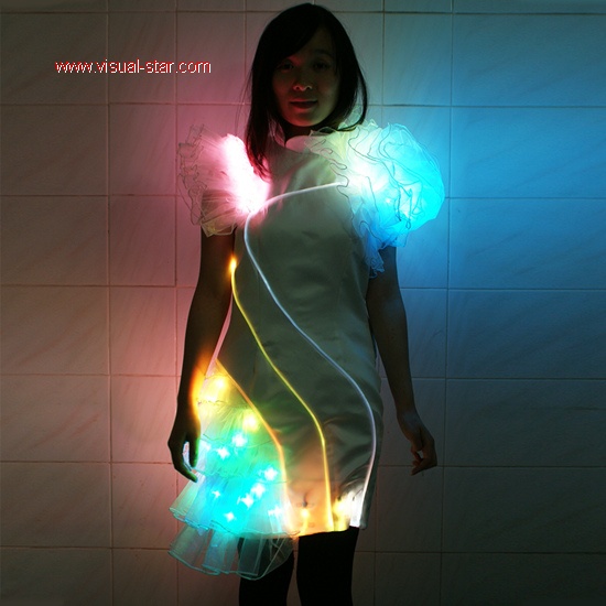 LED performance light up skirt