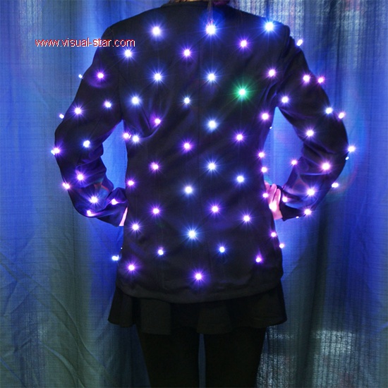 Cool Light Up LED Jacket Hooded Rave Sequin Mermaid Iridescent Festival  Hoodie | eBay