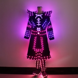 LED samurai suit