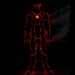 Led light Iron man performance costume
