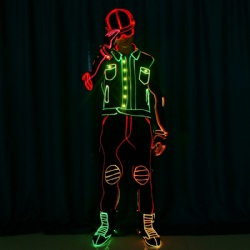 Light up dance led luminous costume
