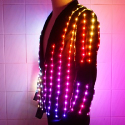 Light up led jacket for performance