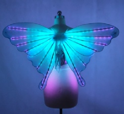 Led light adult butteryfly wings performance