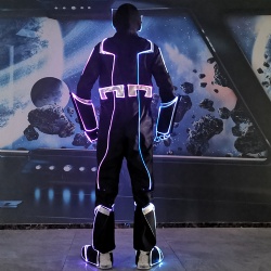 Led performance light up dance suit