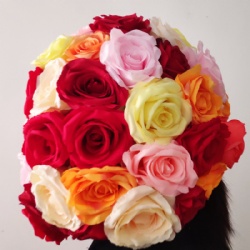 Flower ball headwear flower dress
