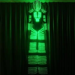 Led walk stilts robot costume