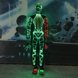 DMX programmable led dance suit