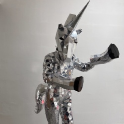Mirror unicorn performance suit