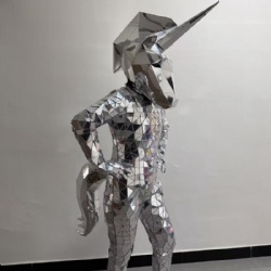 Mirror unicorn performance suit