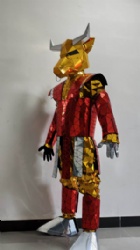 Mirror cow performance suit
