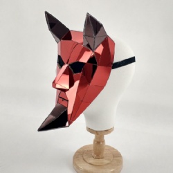 Red mirror Monster masks