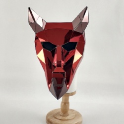 Red mirror Monster masks