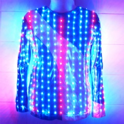Full color led light suit