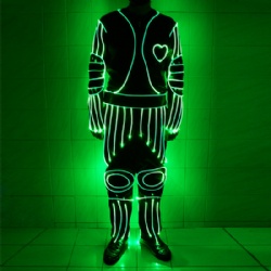 Led light up tron costume