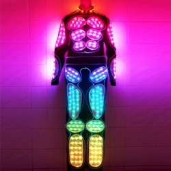 Full color led dance suits