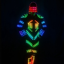 Full color led dance light costume