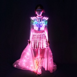 Led light magic fairy dance dress