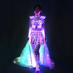 Led light magic fairy dance dress