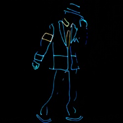 Programmable Michael jackson light up costume