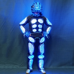 Full color light up led robot suit